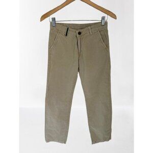 EDDIE PEN Casual Pants Cotton Chino Khaki Size 152 / Large